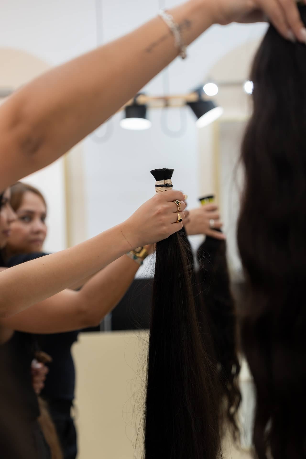 Mantenimiento de extensiones de cabello